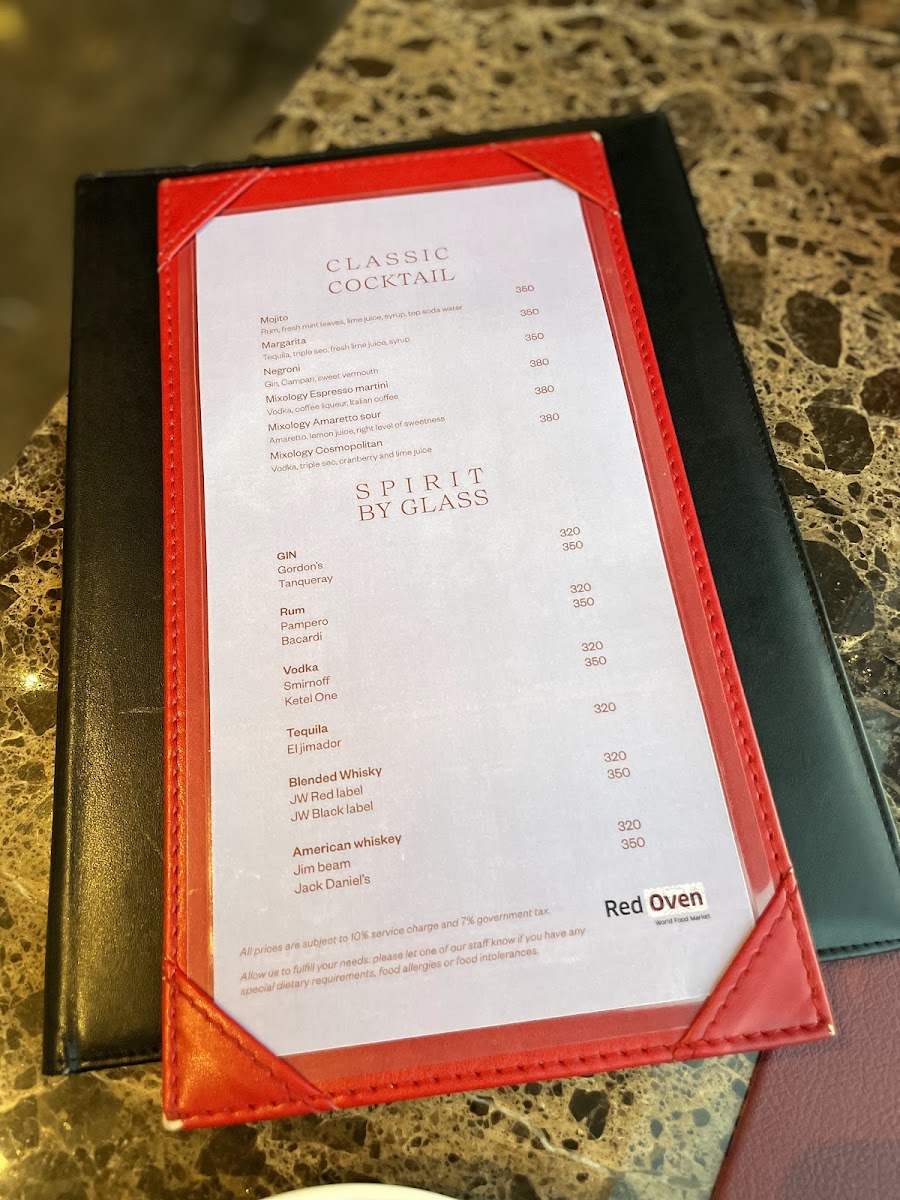 Menu Red Oven-4