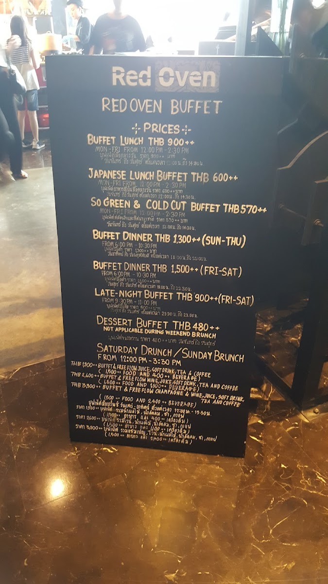 Menu Red Oven-5